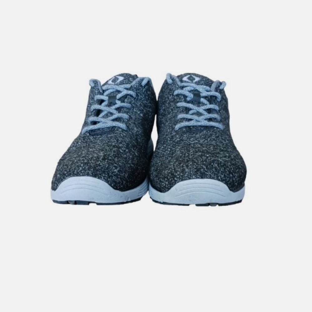APEX Mens Shoes Lace-Up Sneakers Size 11.5 Wide Wool Athletic A8100M
